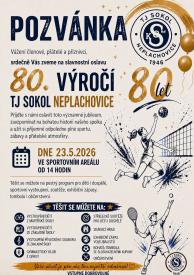 Výročí 80. let TJ Sokol Neplachovice 1