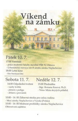 program na víkend